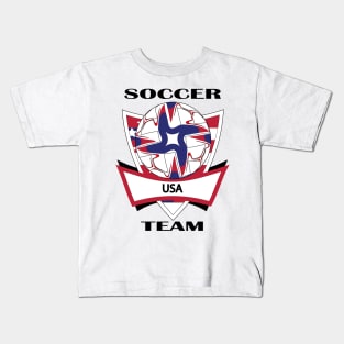 USA Soccer Team Kids T-Shirt